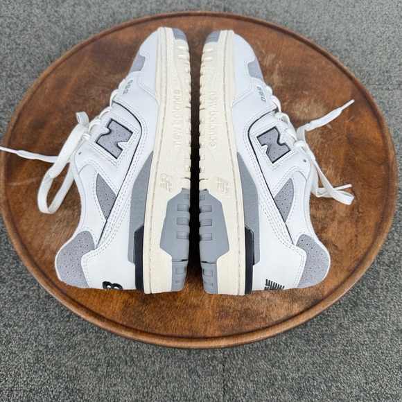 New Balance Shoes Kids Boys Girls Youth 6 550 White Gray Basketball Low Sneakers - Picture 7 of 11